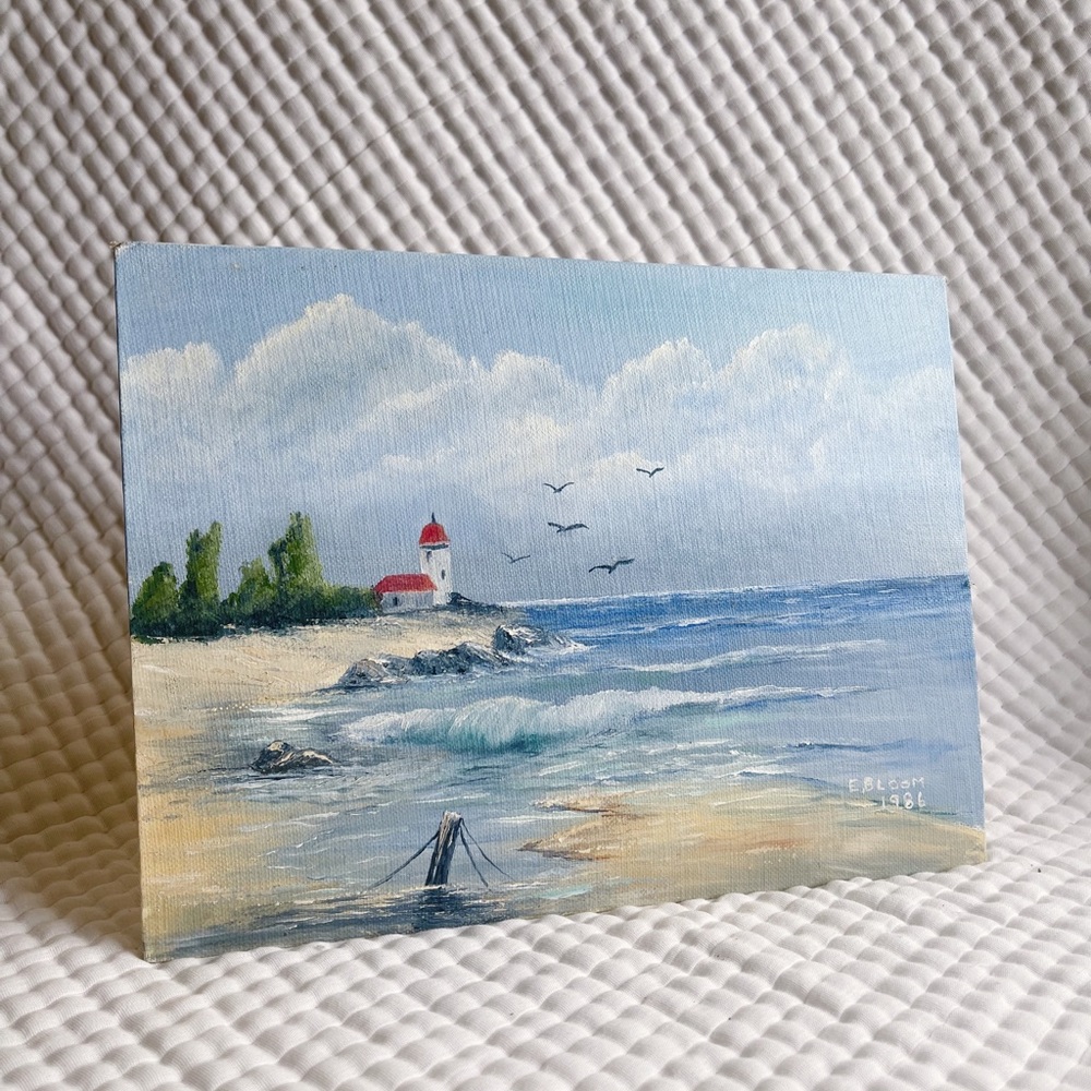 Vintage Painting E.Bloom 1986